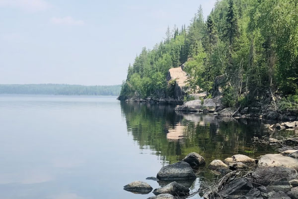 Dehydrated Hiker in Manitoba, Canada