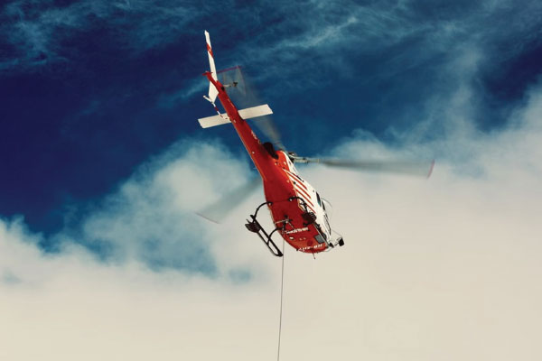 Helicopter Rescue in Quebec