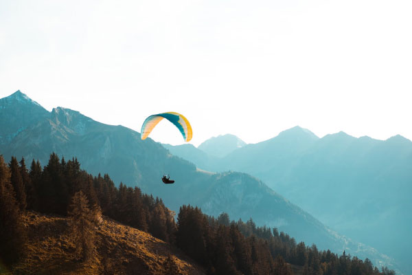 Stranded Paraglider in San Bernardino County, California